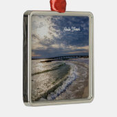 デスティンフロリダ夕べウェーブズオーナメント メタルオーナメント (右)