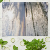 デスティンフロリダ夕べウェーブズキッチンタオル キッチンタオル (折り畳み)