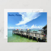 デスティンフロリダ海ボードウォーク写真 ポストカード (正面/裏面)
