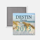 デスティンフロリダ白い砂のビーチカスタマイズ – 年! マグネット (正面/裏面)