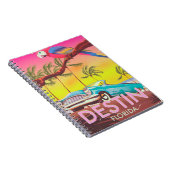 デスティンフロリダUSAヴィンテージ旅行ポスター。 ノートブック (右側)