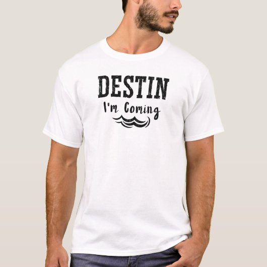 デスティン来イムビーチ Tシャツ (正面)