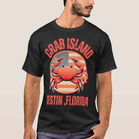 デスティン・クラブ島 フロリダ 夏休み 2025 Tシャツ (正面)