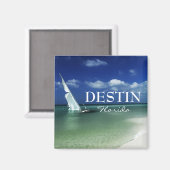 デスティン・フロリダは帆船に乗り出した マグネット (正面/裏面)