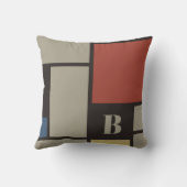 デスティーインスパイアル原色正方形モノグラム クッション (裏面)