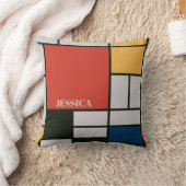 デスティーインスパイアル原色正方形 クッション (ブランケット)