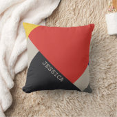 デスティーインスパイアル原色正方形 クッション (ブランケット)