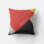 デスティーインスパイアル原色正方形 クッション (裏面)