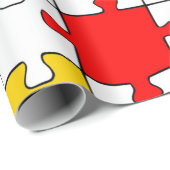 デスティーミニマルジグソーパズルカラー組成物 ラッピングペーパー (ロールコーナー)