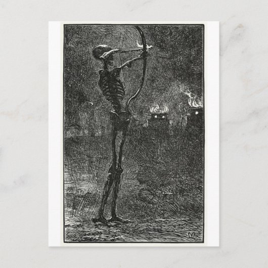 デスディーリング矢印はがき ポストカード (正面)