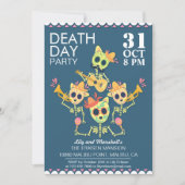 デスデイハローウィンパーティ招待状 招待状 (正面)