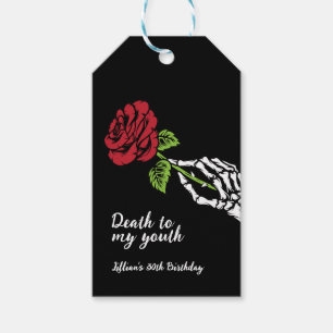 デストゥマイユース誕生日招待状 ギフトタグ