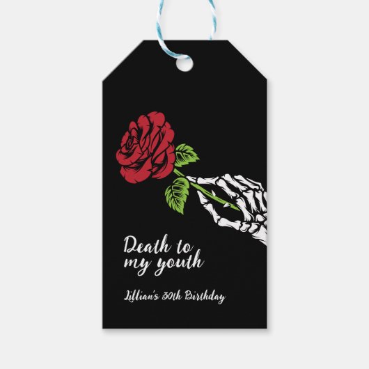 デストゥマイユース誕生日招待状 ギフトタグ (正面)