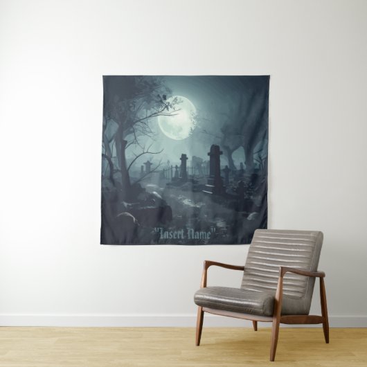 デスドメイン：墓地不気味の眺め タペストリー (インサイチュ)