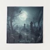 デスドメイン：墓地不気味の眺め タペストリー (正面)