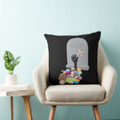 デスバイキャンディハロウィーンデザイン クッション (椅子)