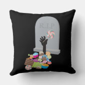 デスバイキャンディハロウィーンデザイン クッション (裏面)