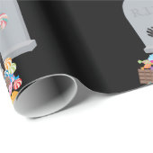 デスバイキャンディハロウィーンデザイン ラッピングペーパー (ロールコーナー)