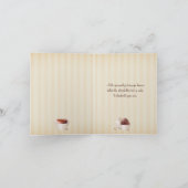 デスバイチョコレートブライダルシャワーありがとう サンキューカード (内部)