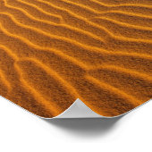 デスバレーのメスキート平らな砂丘 ポスター (角)