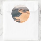 デスバレーのメスキート砂丘 ラウンドシール (バッグ)