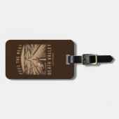 デスバレーカリフォルニアザヒート ラゲッジタグ (正面横)