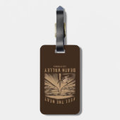 デスバレーカリフォルニアザヒート ラゲッジタグ (裏面縦)