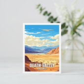デスバレーカリフォルニアUSA有名な旅行の場所 ポストカード (スタンド正面)