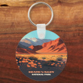 デスバレーナショナルパークカリフォルニアポピー キーホルダー (正面)