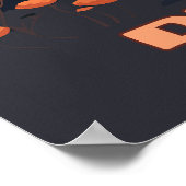 デスバレーナショナルパークカリフォルニアポピー ポスター (角)