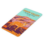 デスバレーナショナルパークコヨーテヴィンテージ マグネット (左側)