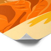 デスバレーナショナルパークサンドデュネスヴィンテージ ポスター (角)