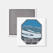 デスバレーナショナルパークナイトスカイヴィンテージ マグネット (正面/裏面)