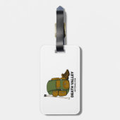 デスバレーナショナルパークバックパック ラゲッジタグ (裏面縦)