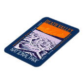 デスバレーナショナルパークバドウォーター流域ヴィンテージ マグネット (左側)