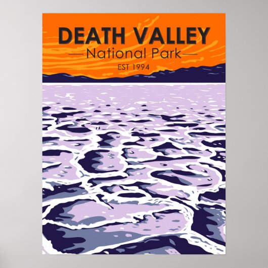 デスバレーナショナルパークヴィンテージ ポスター (正面)