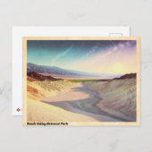 デスバレーナショナルパークヴィンテージ ポストカード (正面/裏面)
