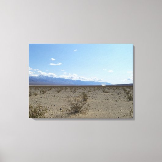 デスバレーフロア キャンバスプリント (正面)