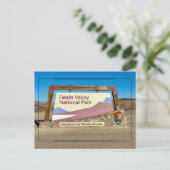 デスバレー国立公園のはがきにへようこそ ポストカード (スタンド正面)