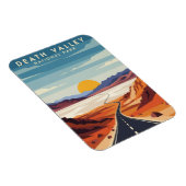 デスバレー国立公園の土産の道 マグネット (右側)