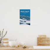 デスバレー国立公園の夜空 ビンテージスタイル ポスター (キッチン)