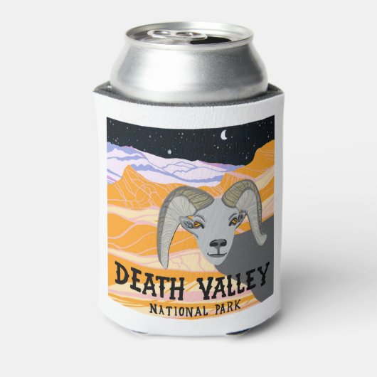 デスバレー国立公園カリフォルニア砂漠 缶クーラー (缶裏面)
