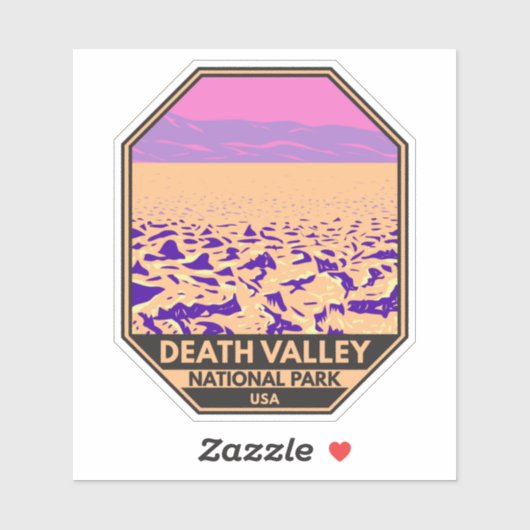 デスバレー国立公園デビルズゴルフコース シール (シート)