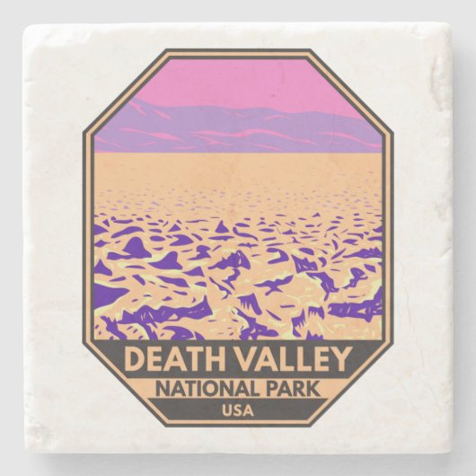 デスバレー国立公園デビルズゴルフコース ストーンコースター (正面)