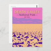 デスバレー国立公園デビルズゴルフコース ポストカード (正面/裏面)