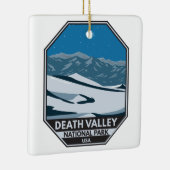  デスバレー国立公園ナイトスカイヴィンテージ  セラミックオーナメント (右)