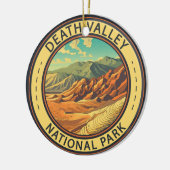 デスバレー国立公園ヴィンテージ旅行芸術 セラミックオーナメント (左)