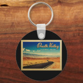 デスバレー国立公園ヴィンテージ旅行 キーホルダー (正面)