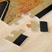 デスバレー国立公園ヴィンテージ旅行 ジグソーパズル (側面)