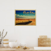 デスバレー国立公園ヴィンテージ旅行 ポスター (キッチン)